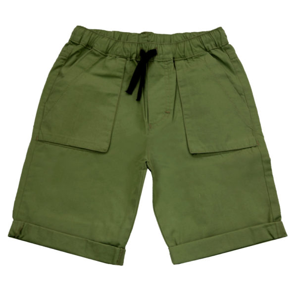 Gruffalo Green 4 pockets Drawstring Shorts